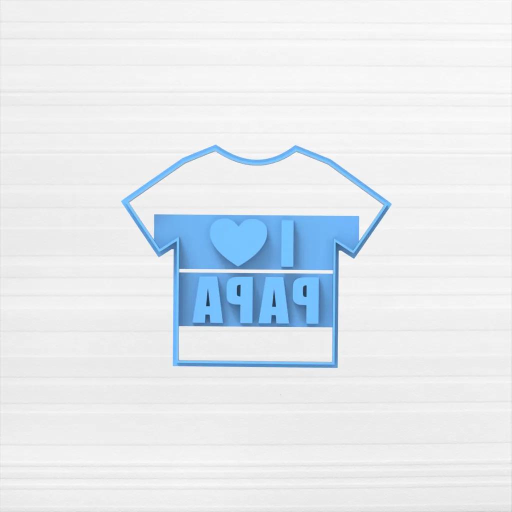 Camiseta I ♡ PAPA - Día del Padre